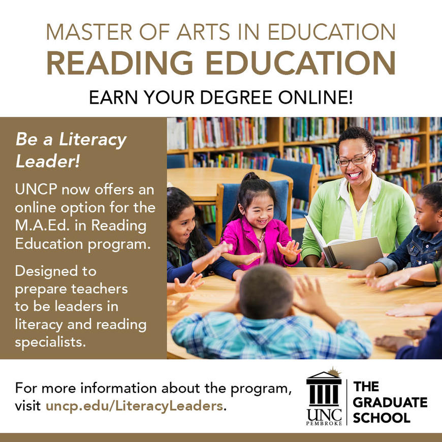Masters of Arts in Reading Education Now Online