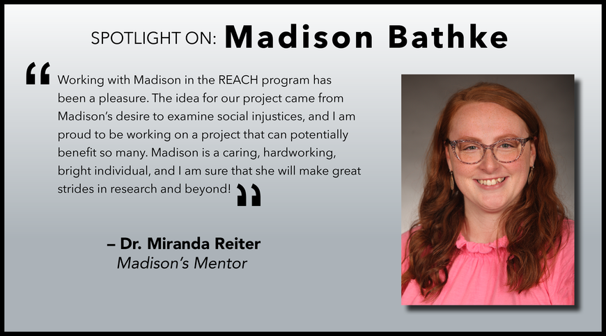 REACH Fellow Madison Bathke