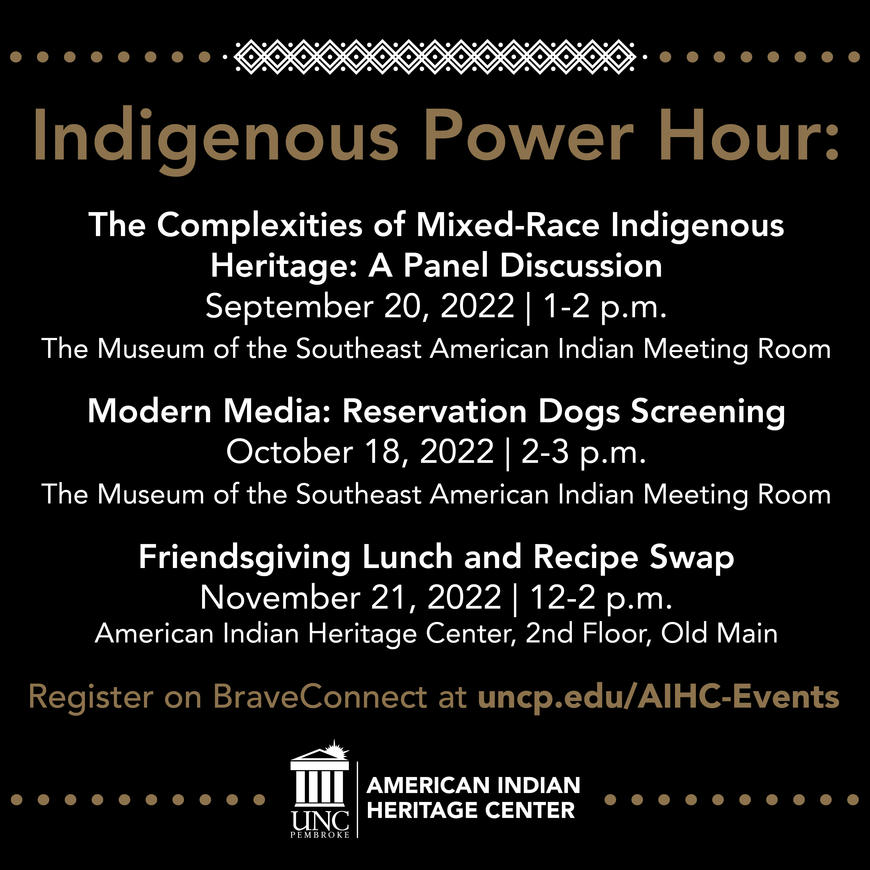 Fall 2022 Indigenous Power Hour sessions
