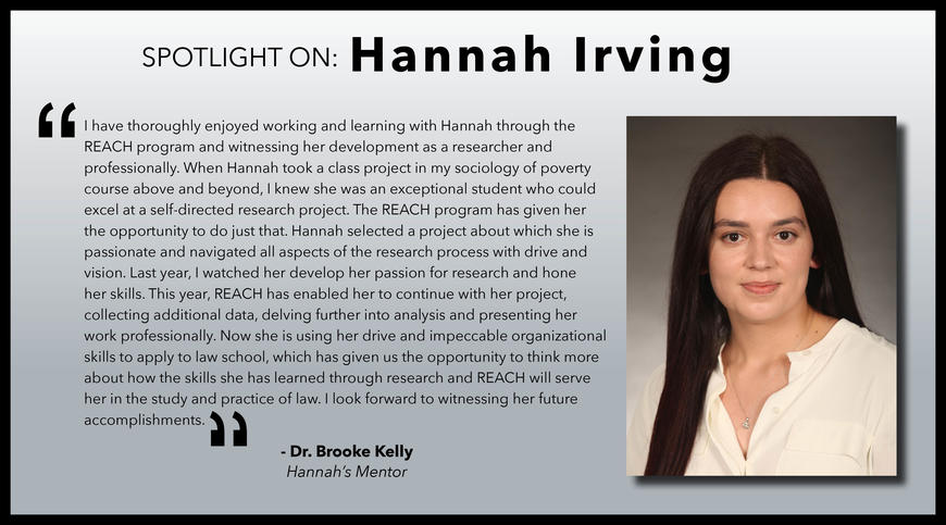 REACH Fellow Spotlight - Hannah Irving
