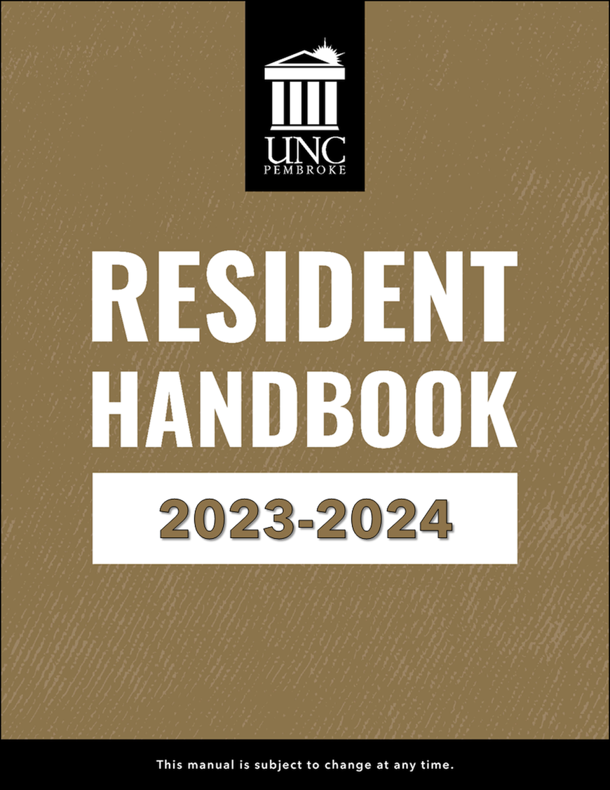 Resident Handbook The University of North Carolina at Pembroke