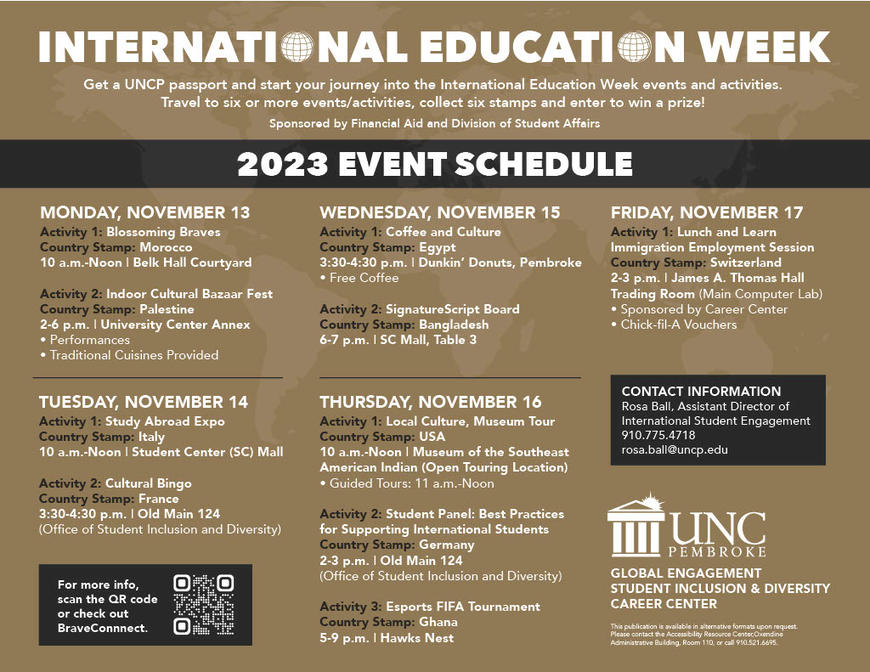 International Education Week Fall 2023