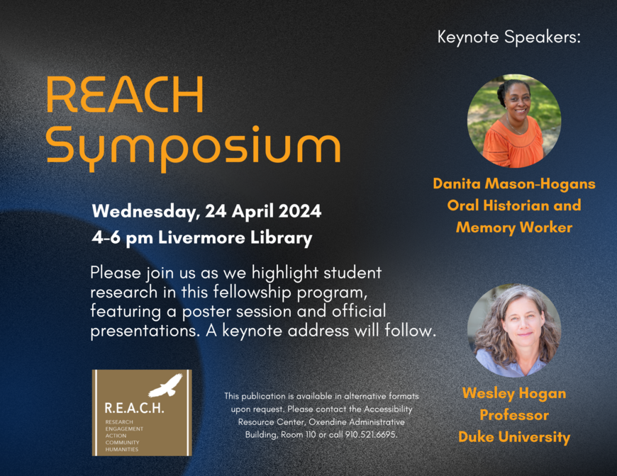 REACH Poster Symposium flyer