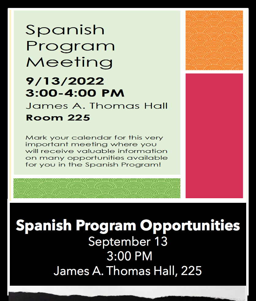 Spanish Program Meeting