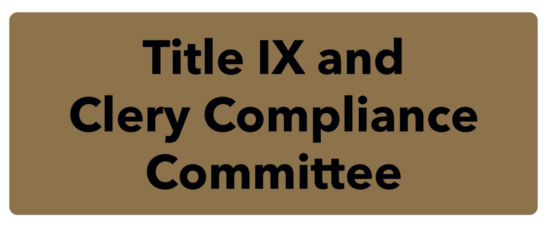 Title IX and Clery Compliance Committee