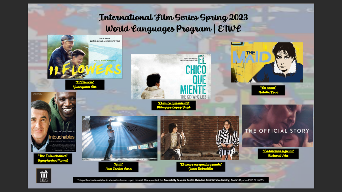 UNCP International Film Series Spring 2023