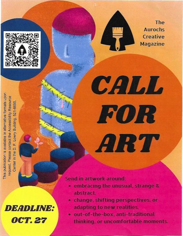 Call for Art Oct. 27