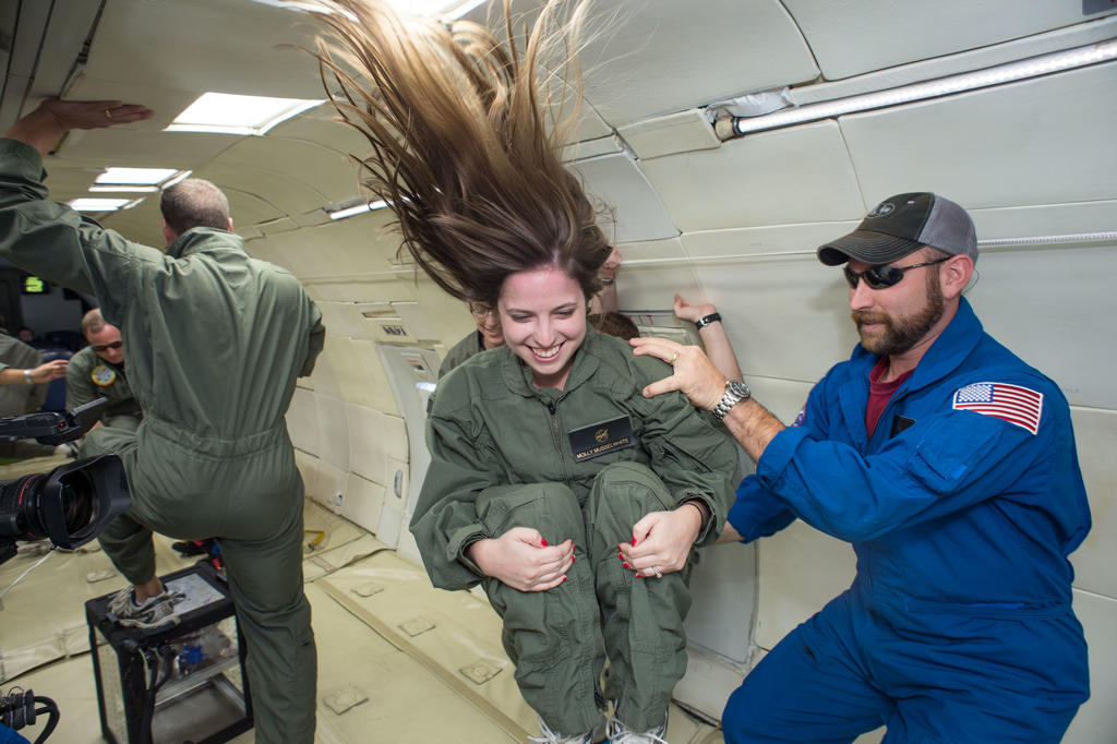 conducting zero gravity research