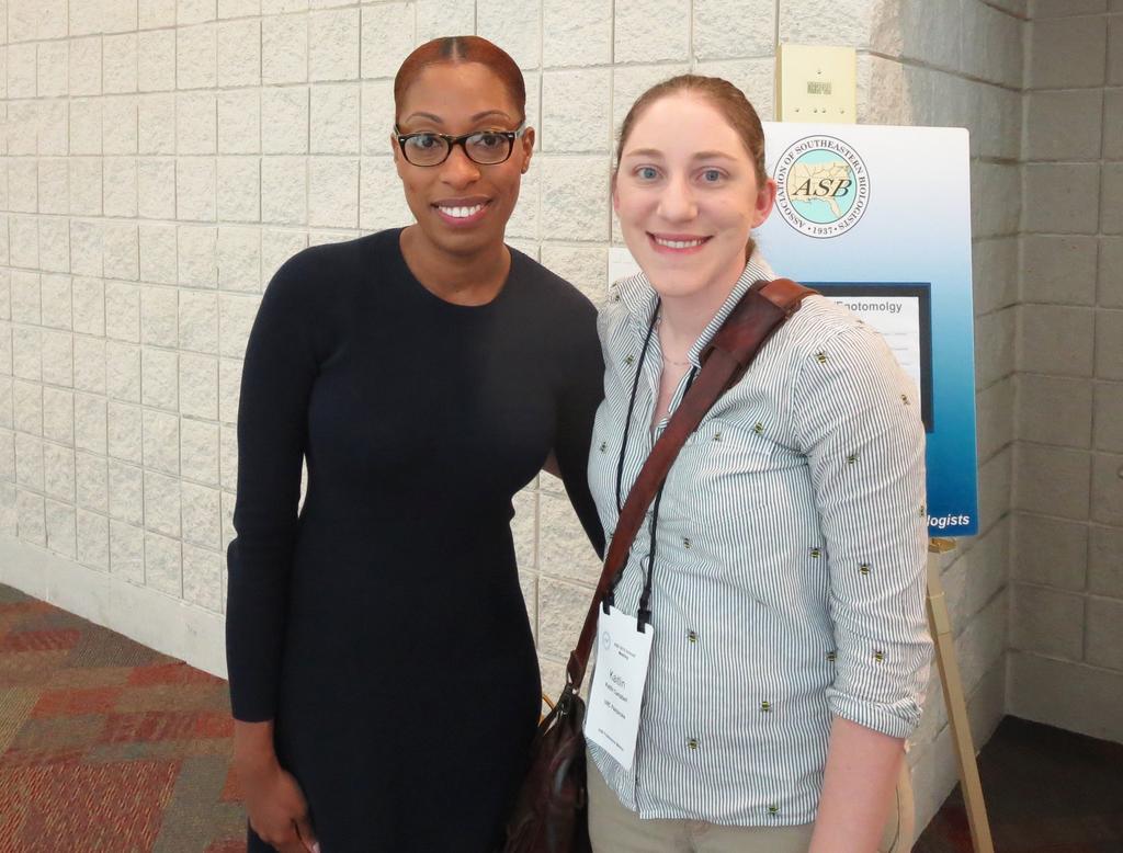 La-Teisha Allen and her mentor Dr. Kaitlin Campbell