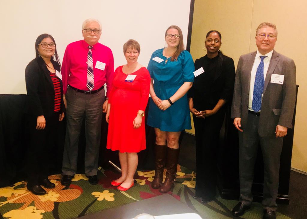 Dr. Renee Lamphere (4th from left) at 2018 TIDE Conference.