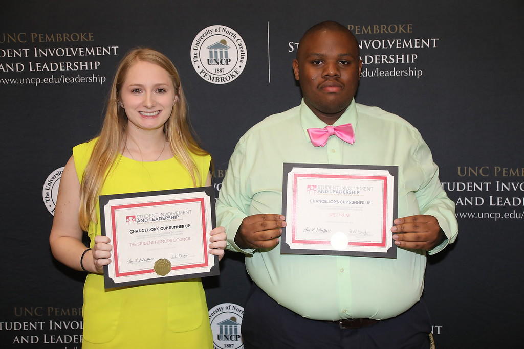 UNCP Student Involvement and Leadership Awards 2018