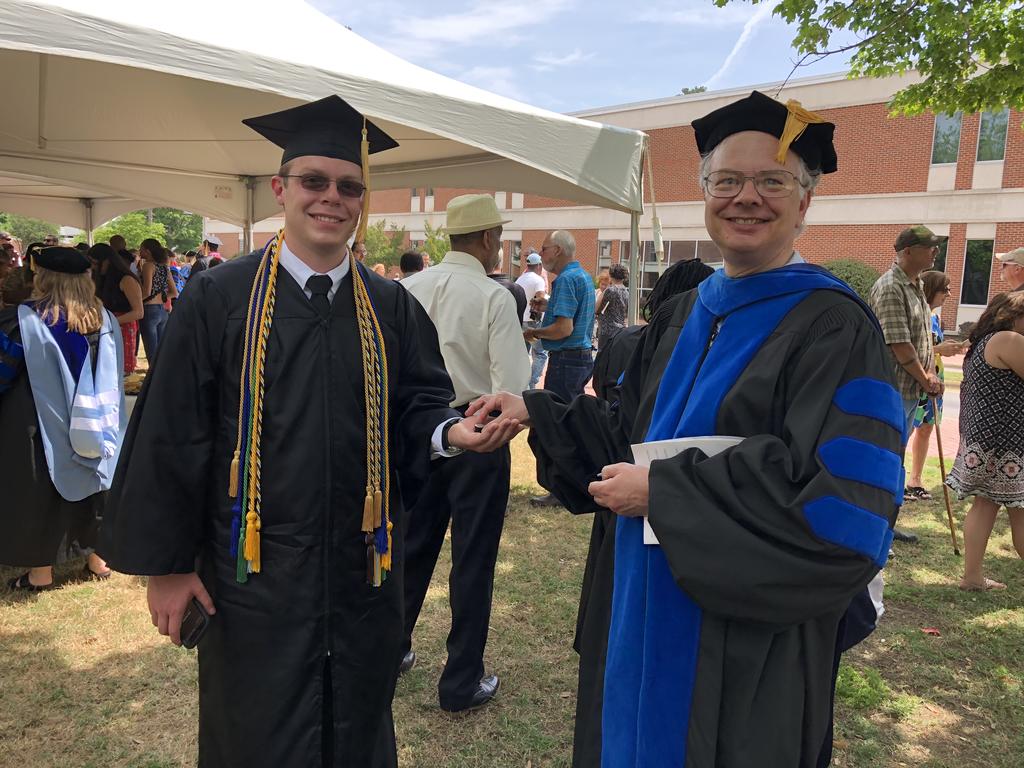 Mr Prutzman and Dr Farley @ 2018 Commencement
