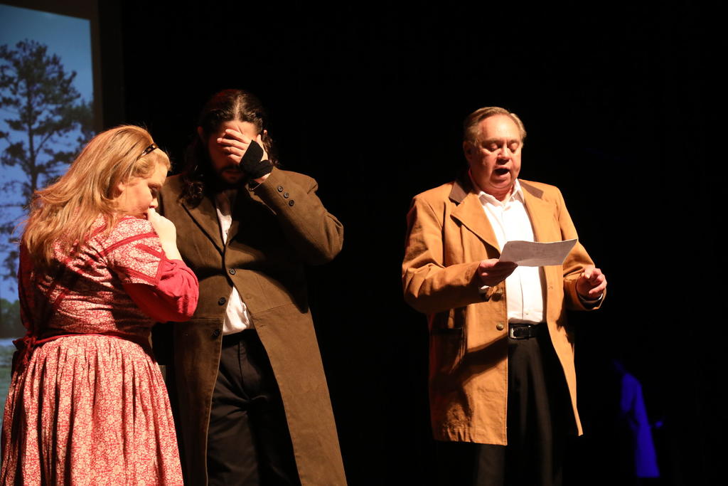 A scene from the 2018 performance of Strike at the Wind!