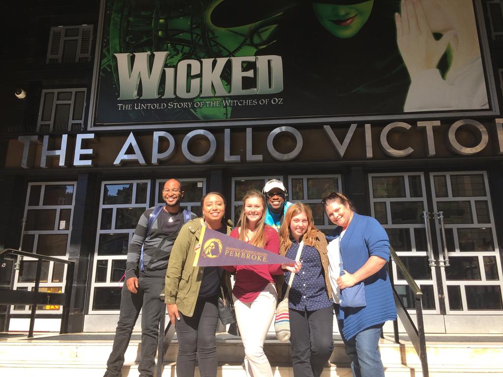 Students enjoyed the musical Wicked in London’s West End