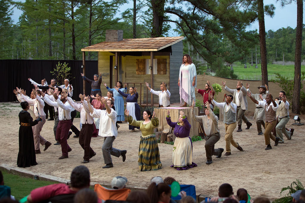 Strike at the Wind! was performed in front of sold out audiences at the Adolph Dial Amphitheater in July
