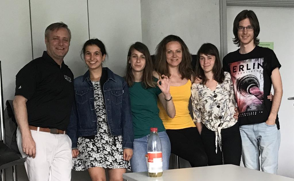 Dr. Aaron Vandermeer (far right) with students from Ludwidgsburg University