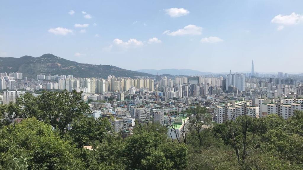 Skyline view of South Korea