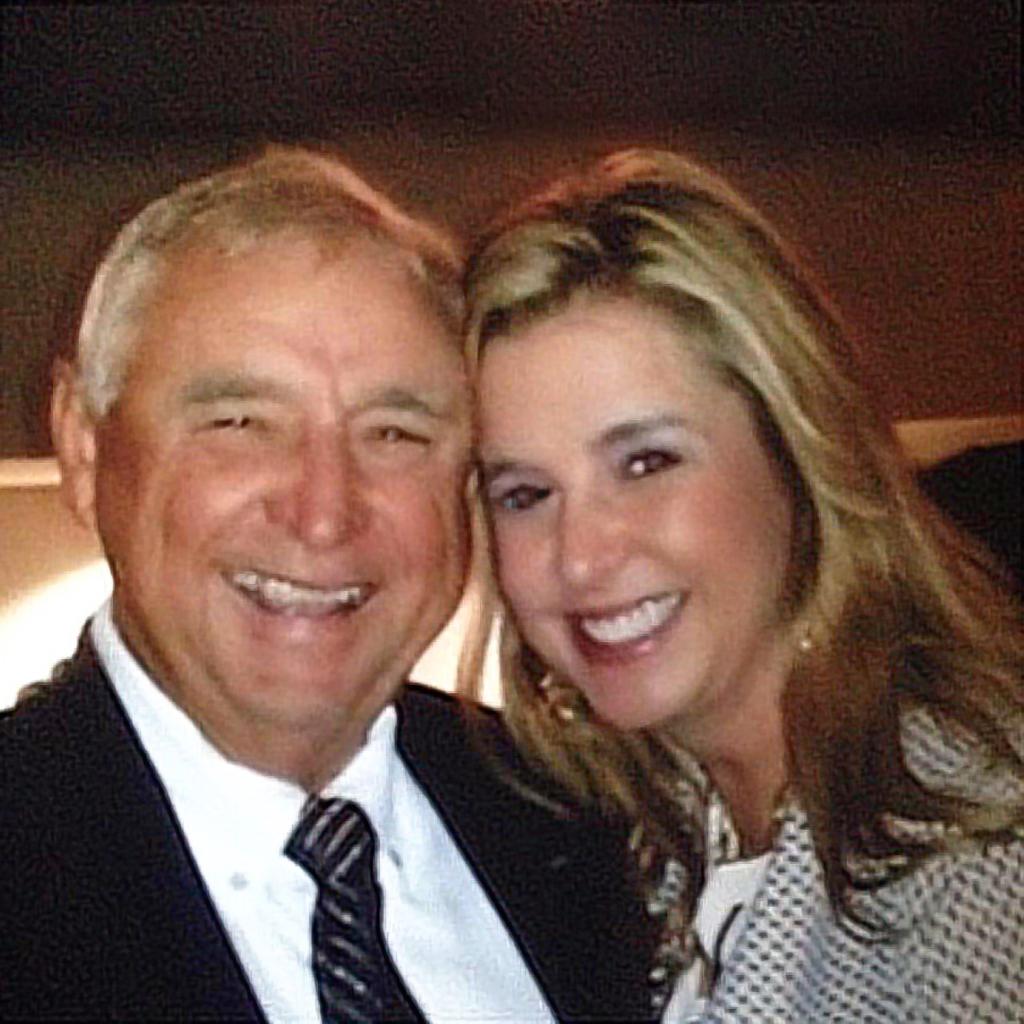 Trustee Allison Harrington with her late father Frank