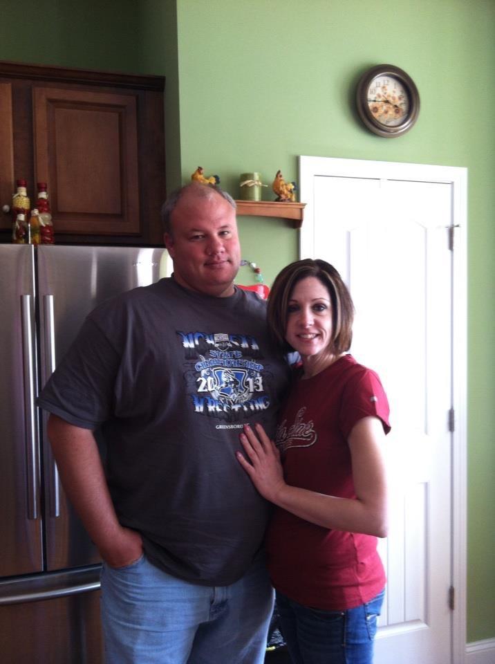 Aimee Batson and her late husband Buddy, a former All American heavyweight wrestler at UNC Pembroke