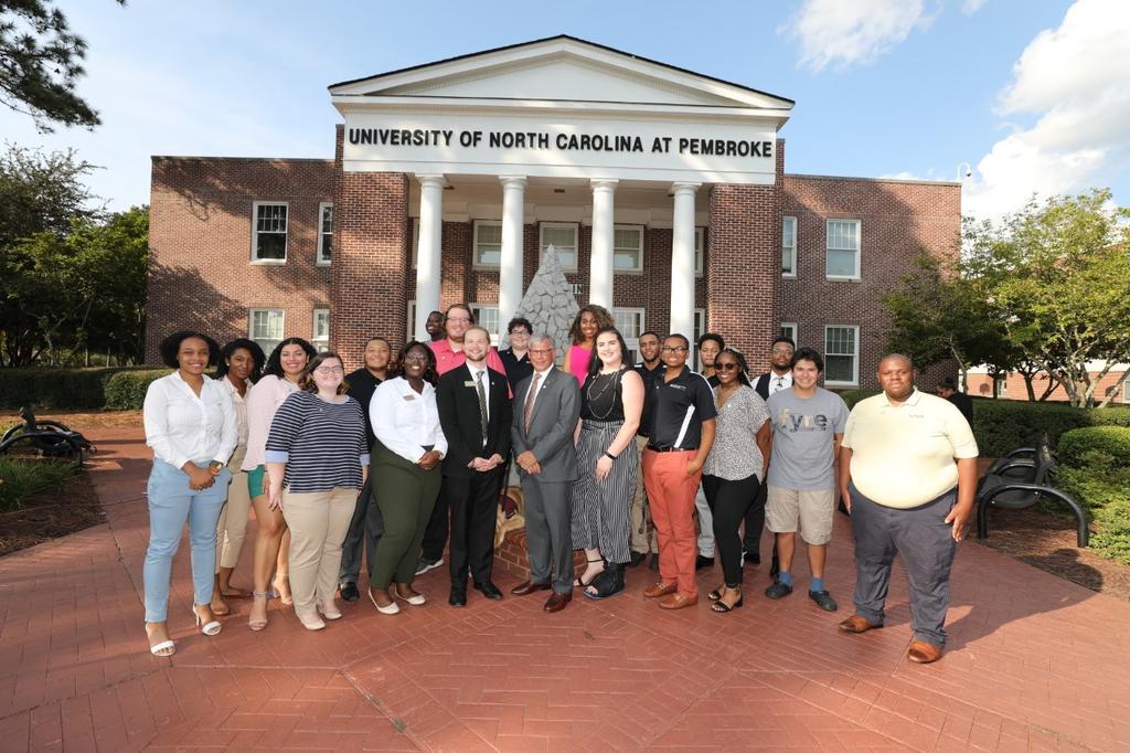 The 2019-20 inductees are: Desmond Woods, chief of staff; Tiffany Joyner, secretary; Randi Dagenhart; treasurer; Katrina Harrison; Academic Affairs Committee chair; KaylaVera McBride, Government Operations Committee chair; Tyler Harris, University and Community Relations Committee chair; and Simone Spencer; liaison to the UNC System Association of Student Governments. 