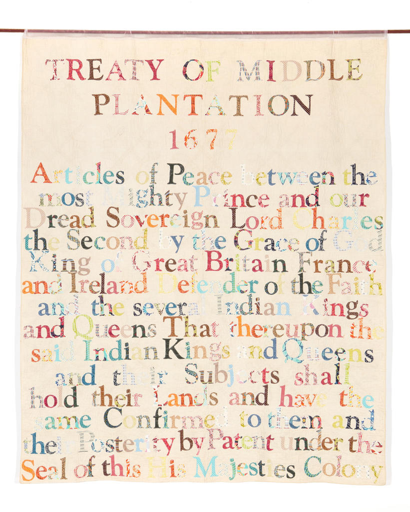 Treaty of Middle Plantation, front view