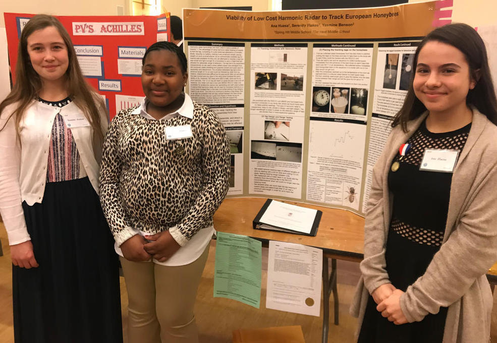 Ana and KIG student collaborators present research at NCSEF conference
