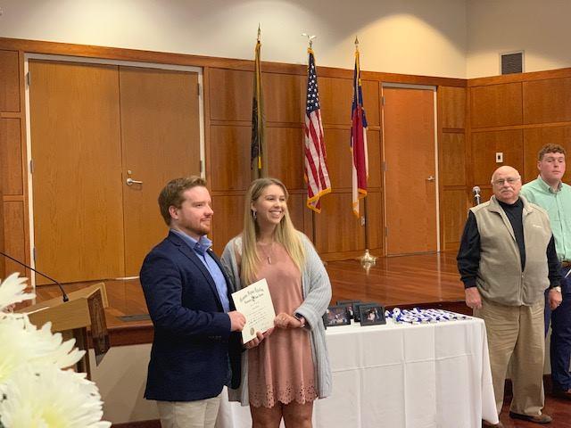 2019 Induction Ceremony - Dan Middleton and Kaysey Manista