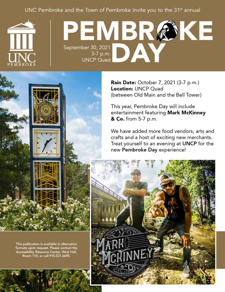 Pembroke Day returns September 30, 2021