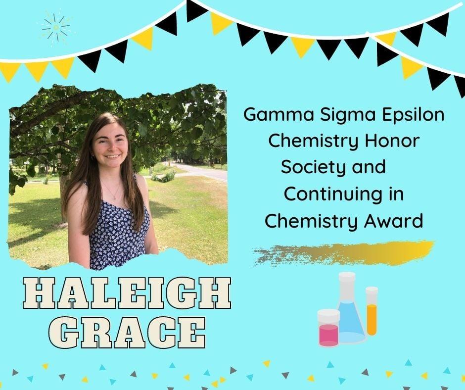 Haleigh Grace - Continuing in Chemistry