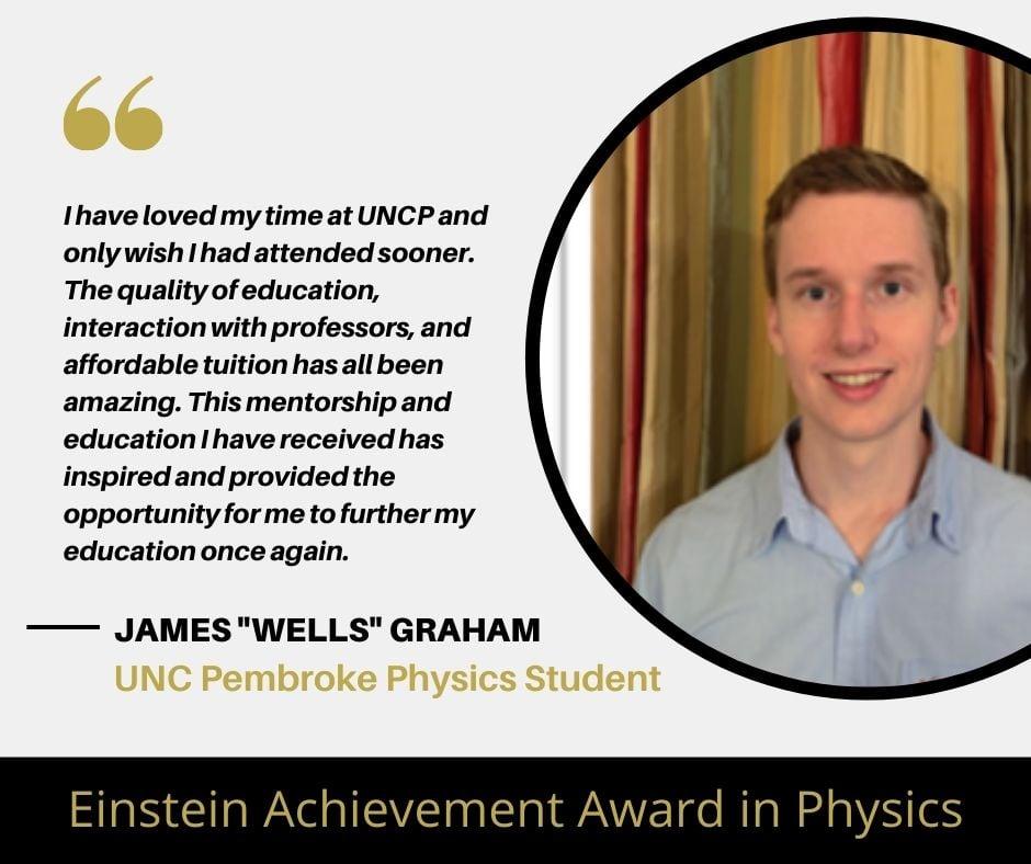 James "Wells" Graham - Einstein Achievement Award in Physics