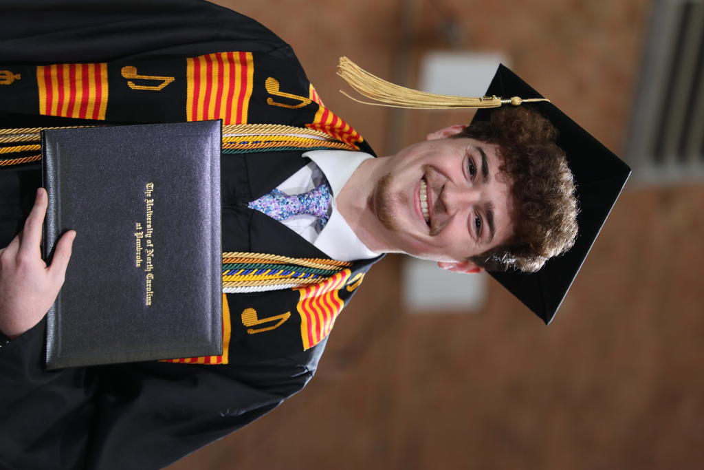 Devon Cessna earned a bachelor's of music education during Winter Commencement