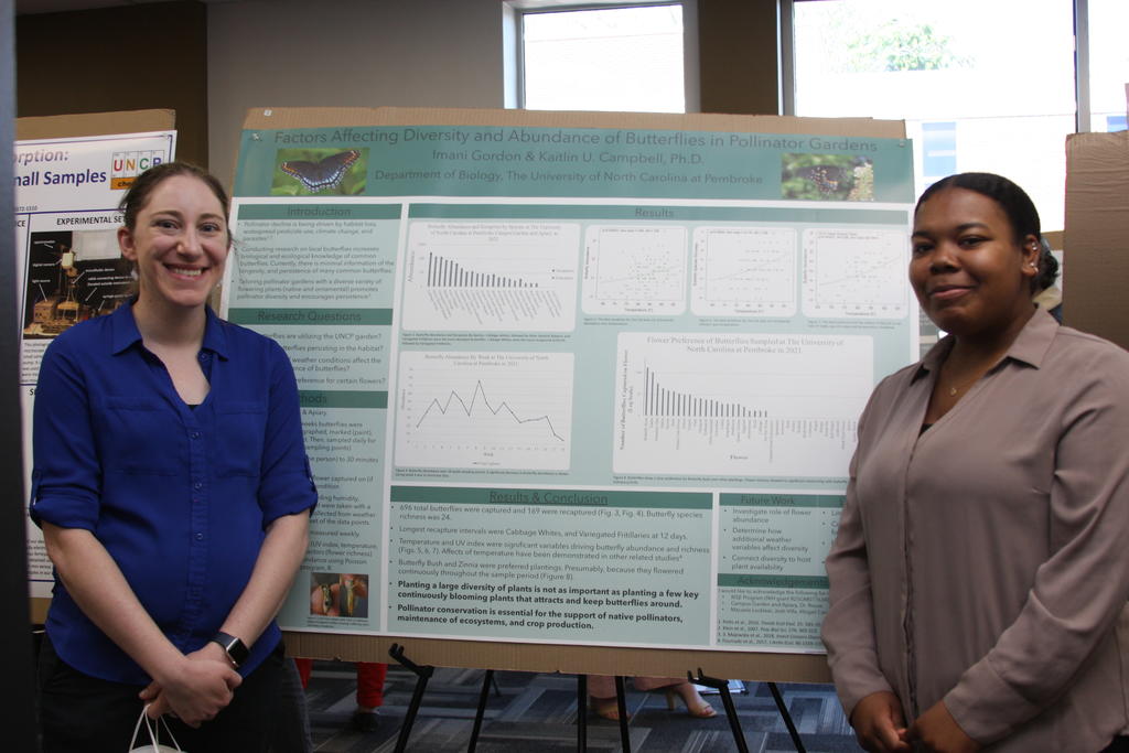Dr. Kaitlin Campbell (left) and Imani Gordon