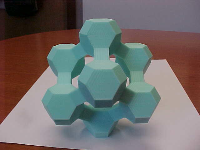 3D-Printed Zeolite Model