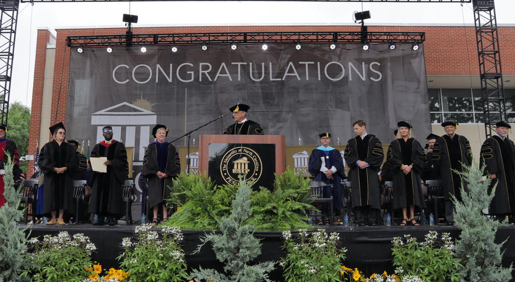 UNCP awards 1,077 degrees during Spring Commencement