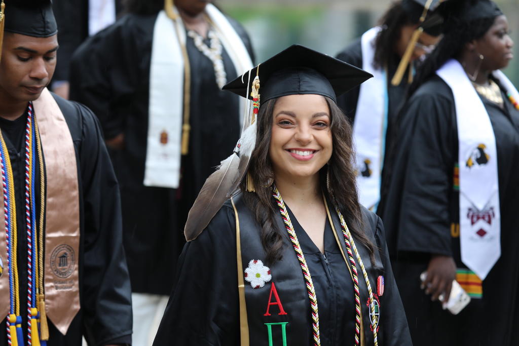 Chenoa Chavis was among the graduates during UNC Pembroke Spring Commencement on Saturday May 14, 2022