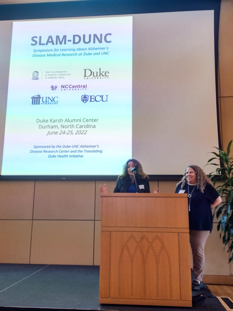 Symposium for Learning about Alzheimer’s disease-related Medical research at Duke University and UNC Chapel Hill (SLAM-DUNC)