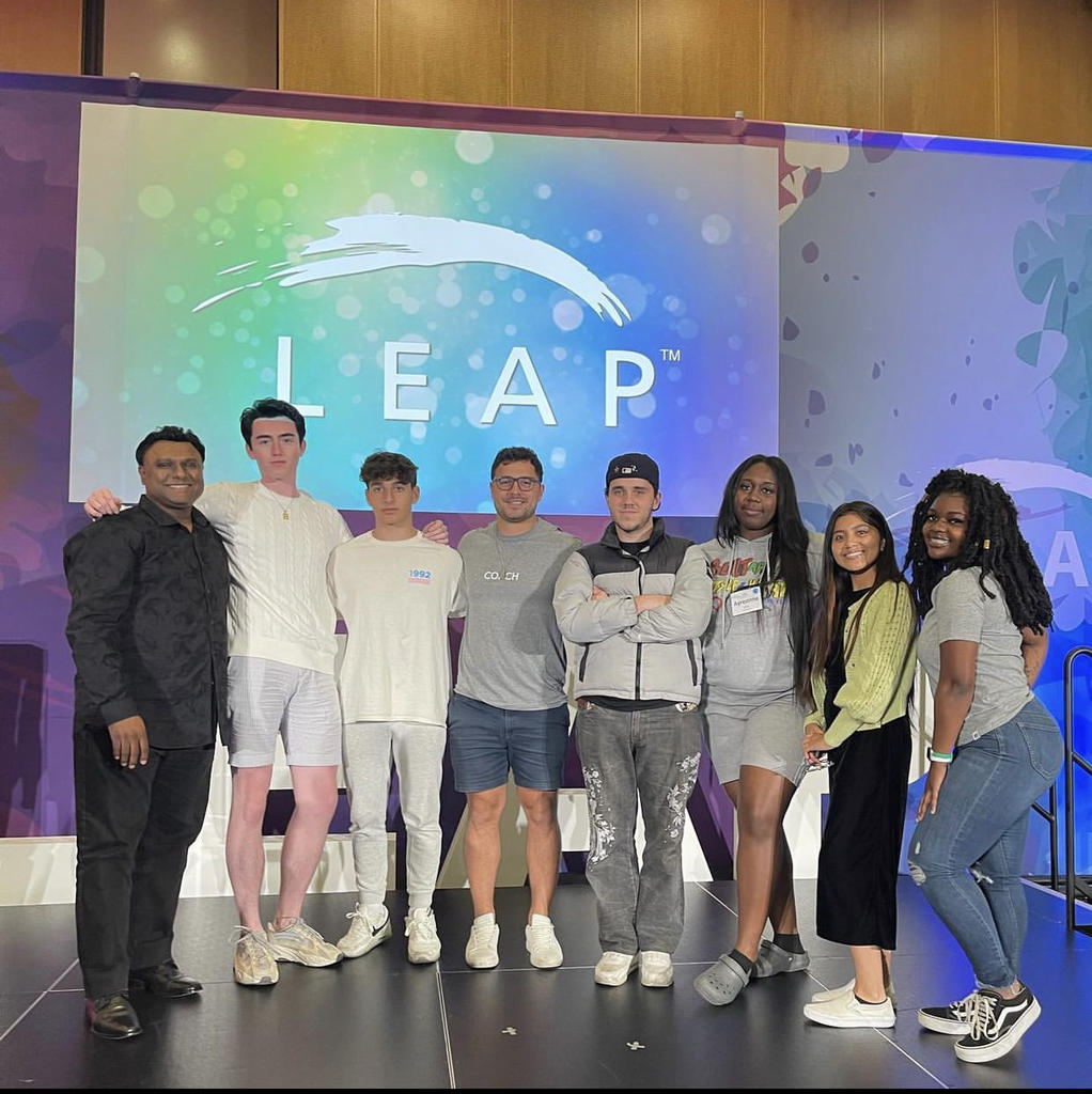 UNCP senior Taliyah Daniels (far right) attended LEAP Week at the University of Los Angeles, California July 17-23