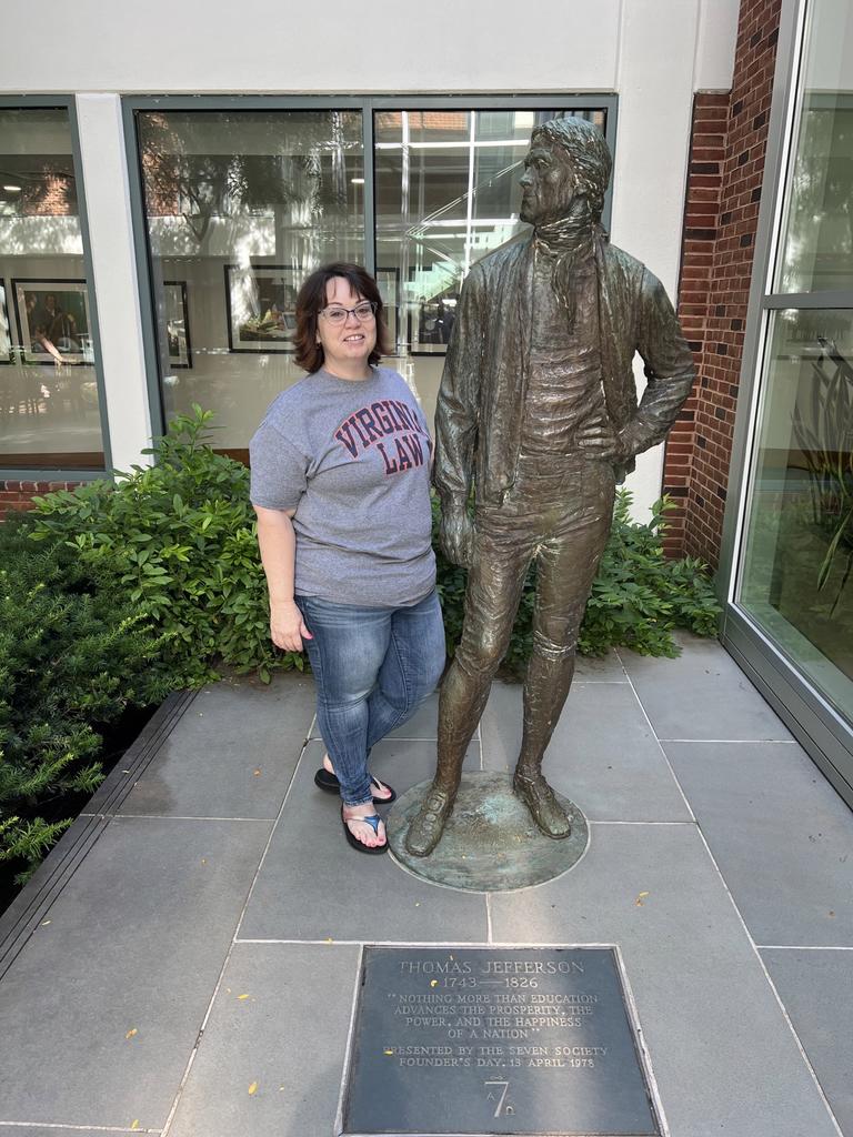 Diane Pfeifer was among the dozen Roadmap Scholars who participated in a residential summer program at the University of Virginia School of Law June 2-June 28