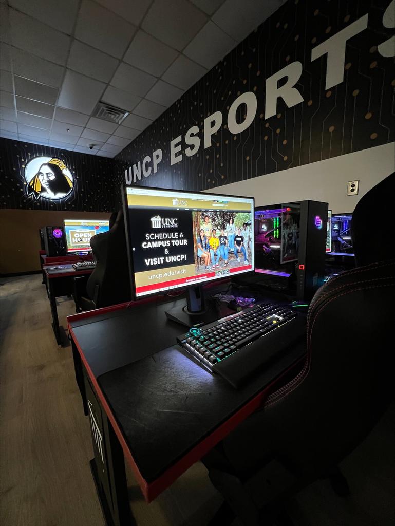 Esports arena in the Hawks Nest