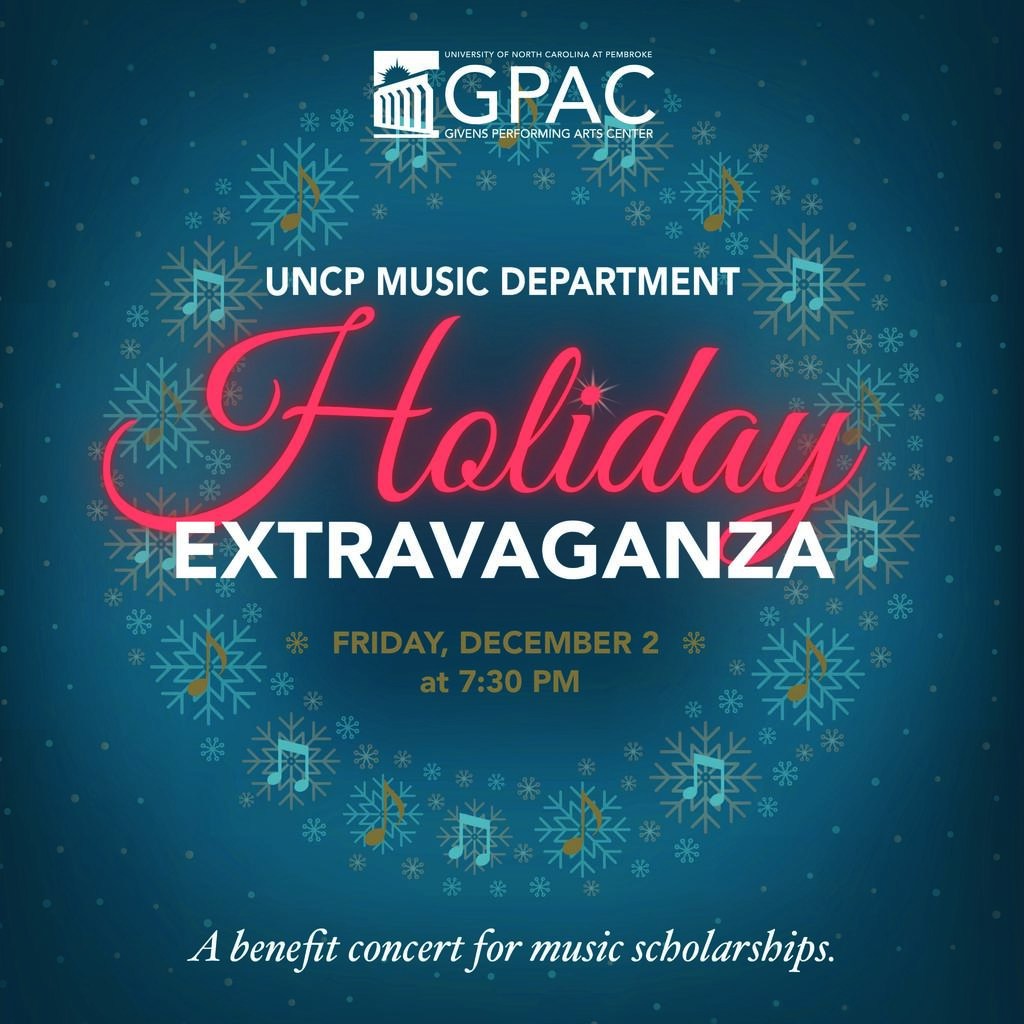 Holiday Extravaganza is December 2 at Givens Performing Arts Center