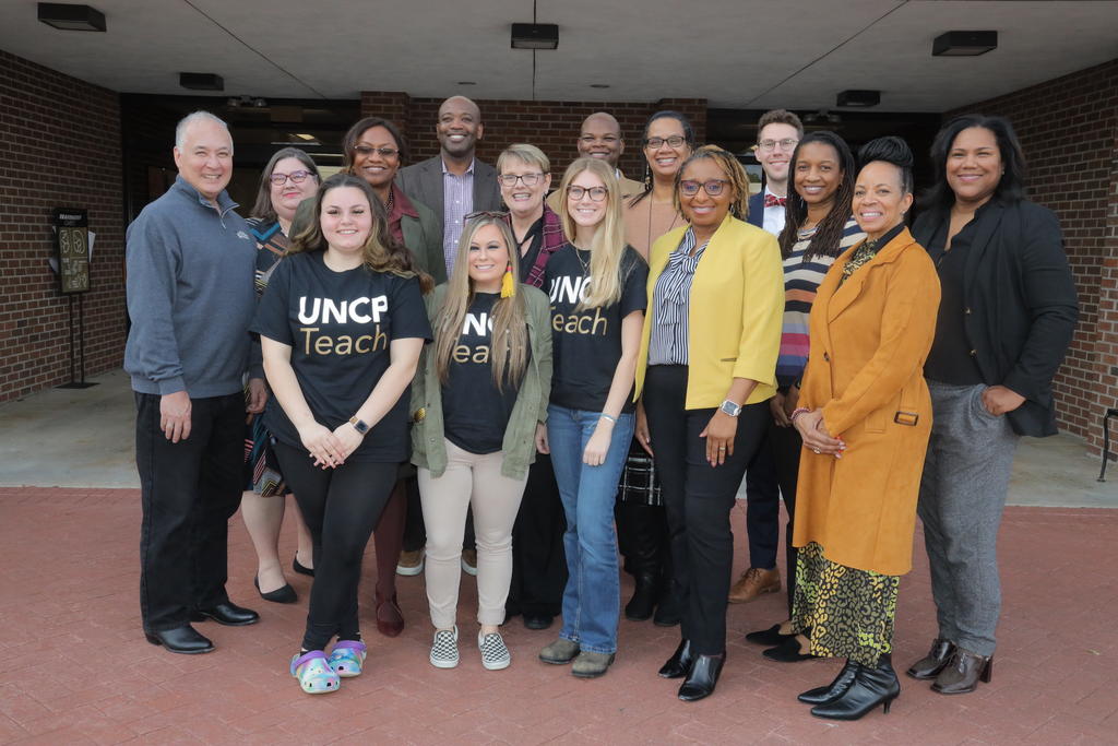 The School of Education at UNCP recently hosted members of Branch Alliance for Educator Diversity board of directors
