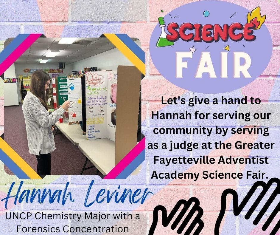 Hannah Leviber Science Fair