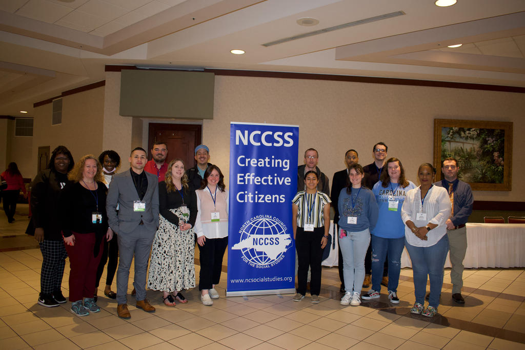UNCP students, faculty and alumni recently attended the 2023 North Carolina Council for Social Studies Education Conference in Greensboro