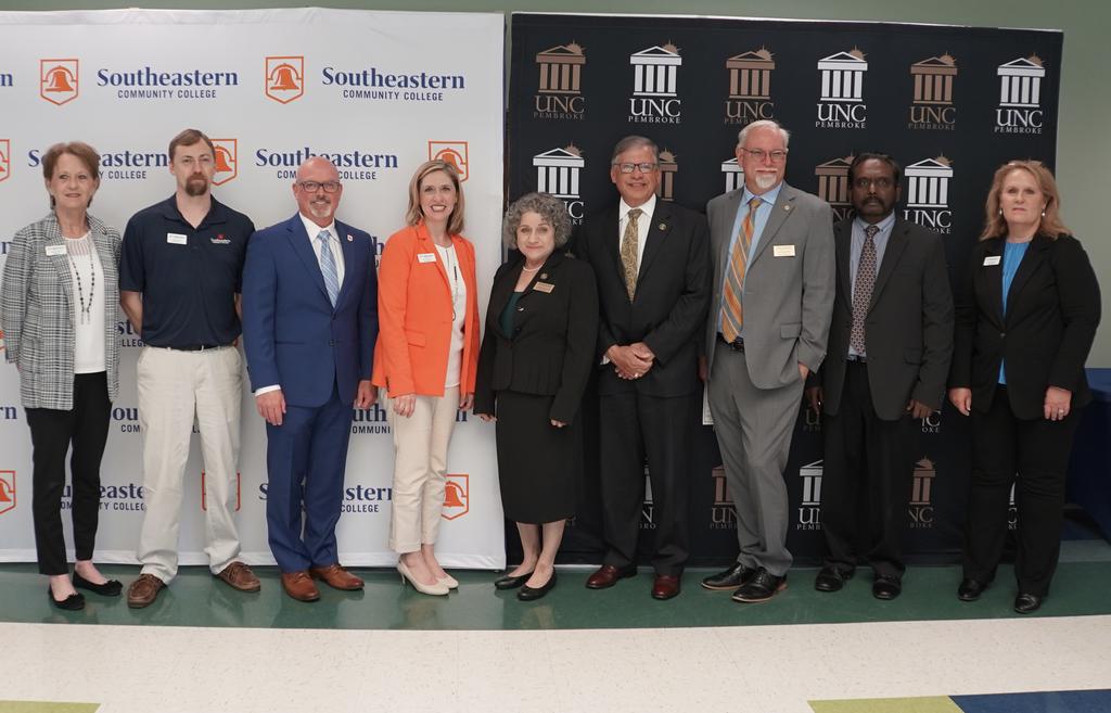 Senior leadership with Southeastern Community College and UNC Pembroke
