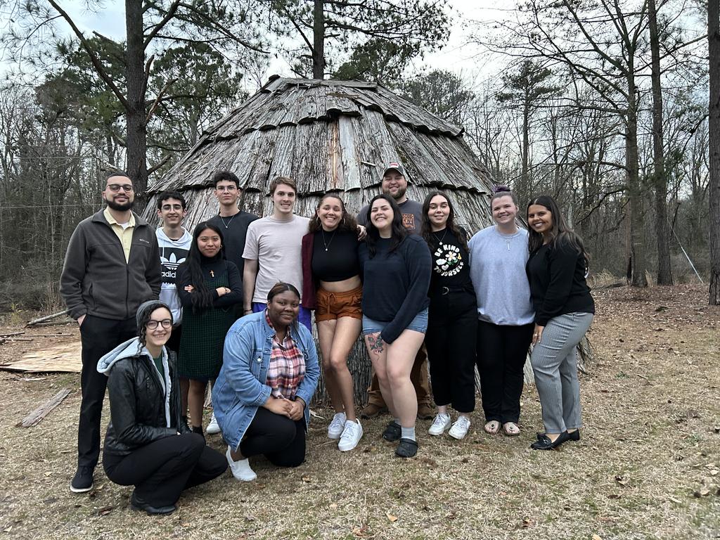 UNCP Students & staff at the Lumbee Tribe Cultural Center