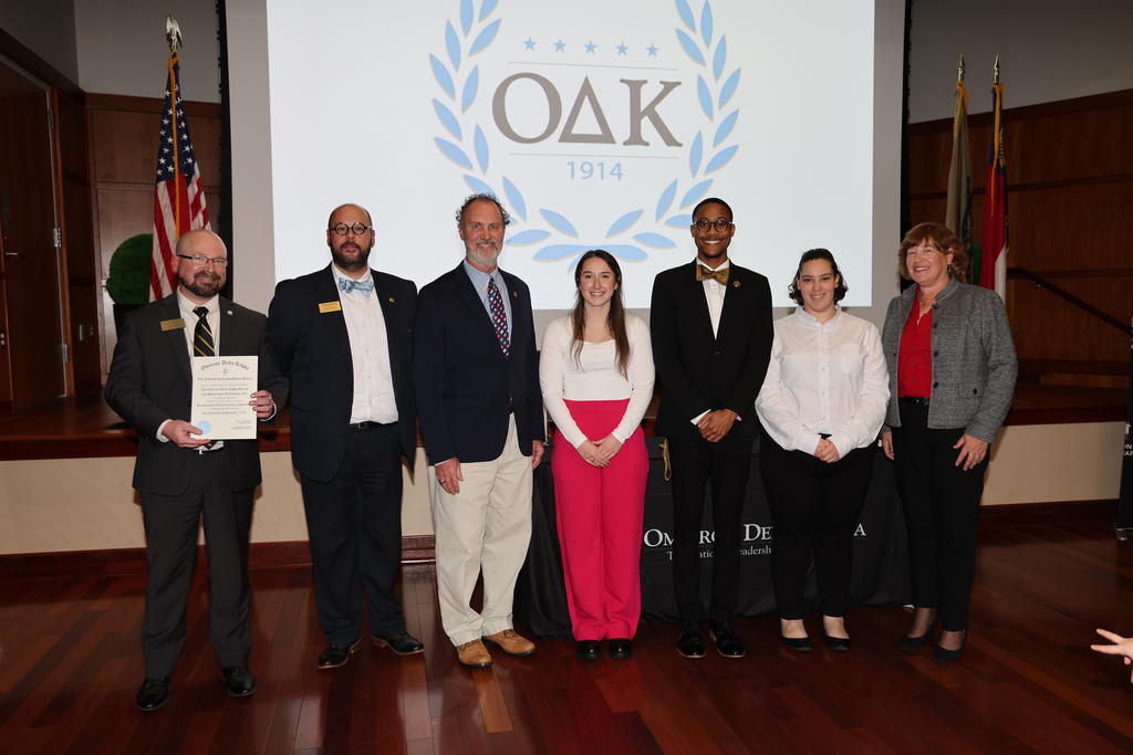 Omicron Delta Kappa National honor society induction ceremony