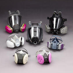 Different types of respiratory protection equipment 