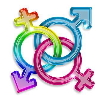 Intersecting gender symbols