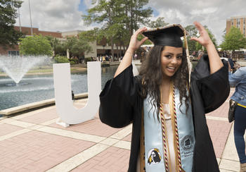 Undergraduate commencement from Spring 2022 picture of Kaitlyn Deal
