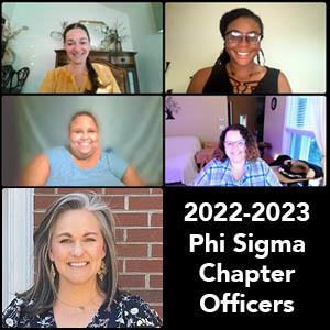 2022-2023 Phi Sigma Chapter Officers